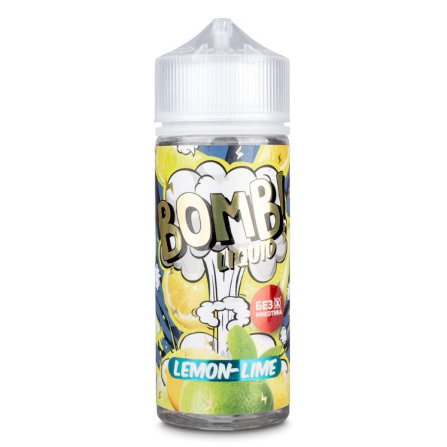 BOMB! Liquid Lemon-Lime 0mg 120ml + никобустер BOMB! Liquid Lemon-Lime 0mg 120ml + никобустер