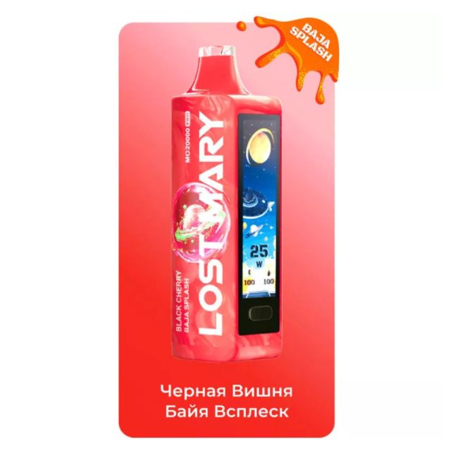 Lost Mary MO20000 Pro - Чёрная Вишня Байя Всплеск