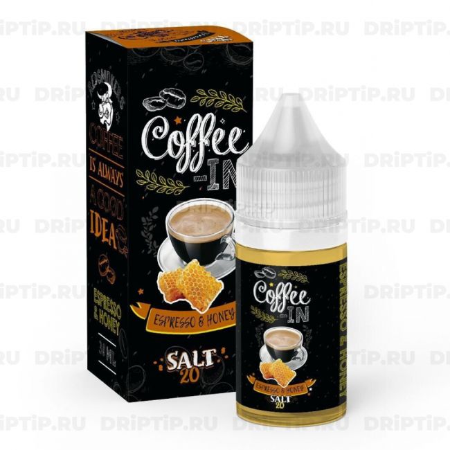 Жидкость Coffee-In Salt - Espresso And Honey 