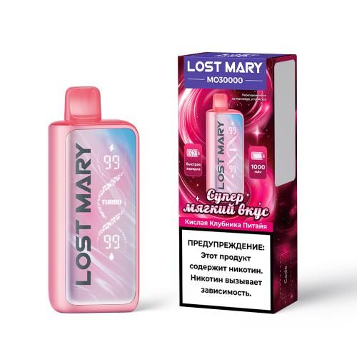 Lost Mary MO30000 - Кислая Клубника Питайя Lost Mary MO30000 - Кислая Клубника Питайя