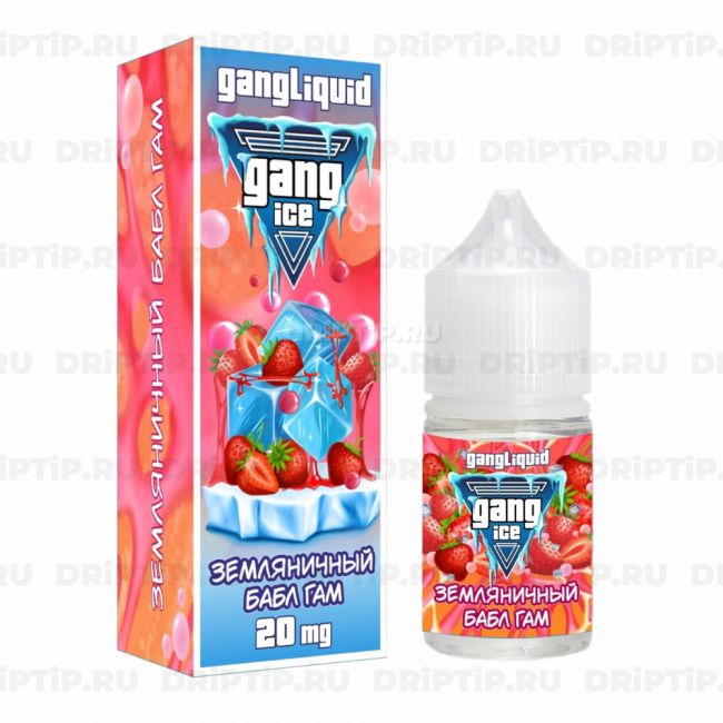 Жидкость Gang Ice Salt - Земляничный Бабл Гам 