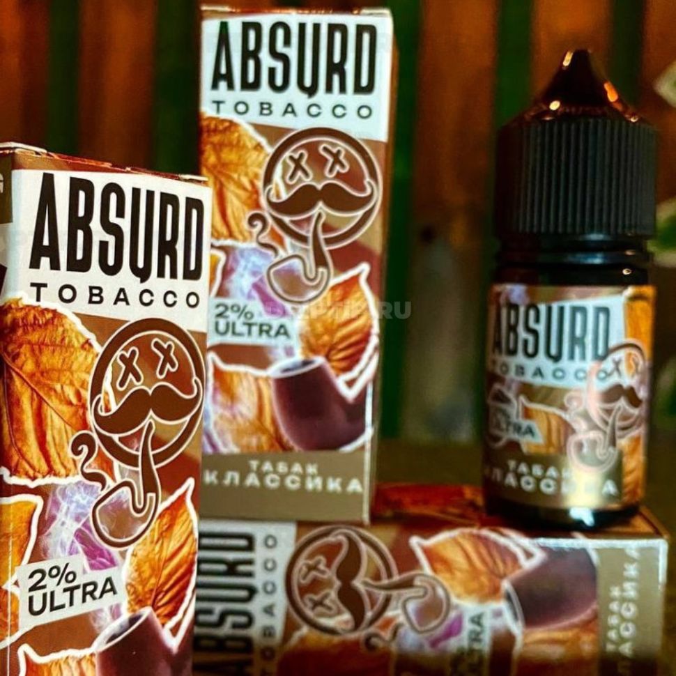 Жидкость Absurd Tobacco Salt - Табак Яблоко
