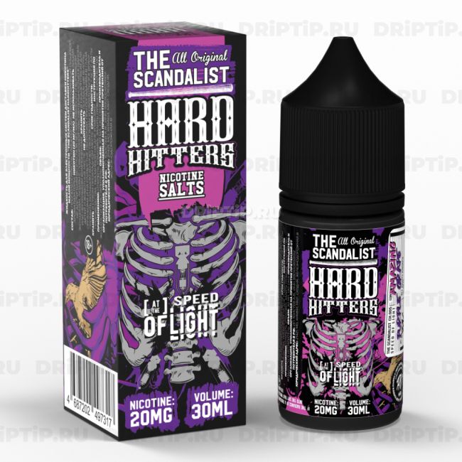 Жидкость The Scandalist Hard Hitters Salt - Speed Of Light 
