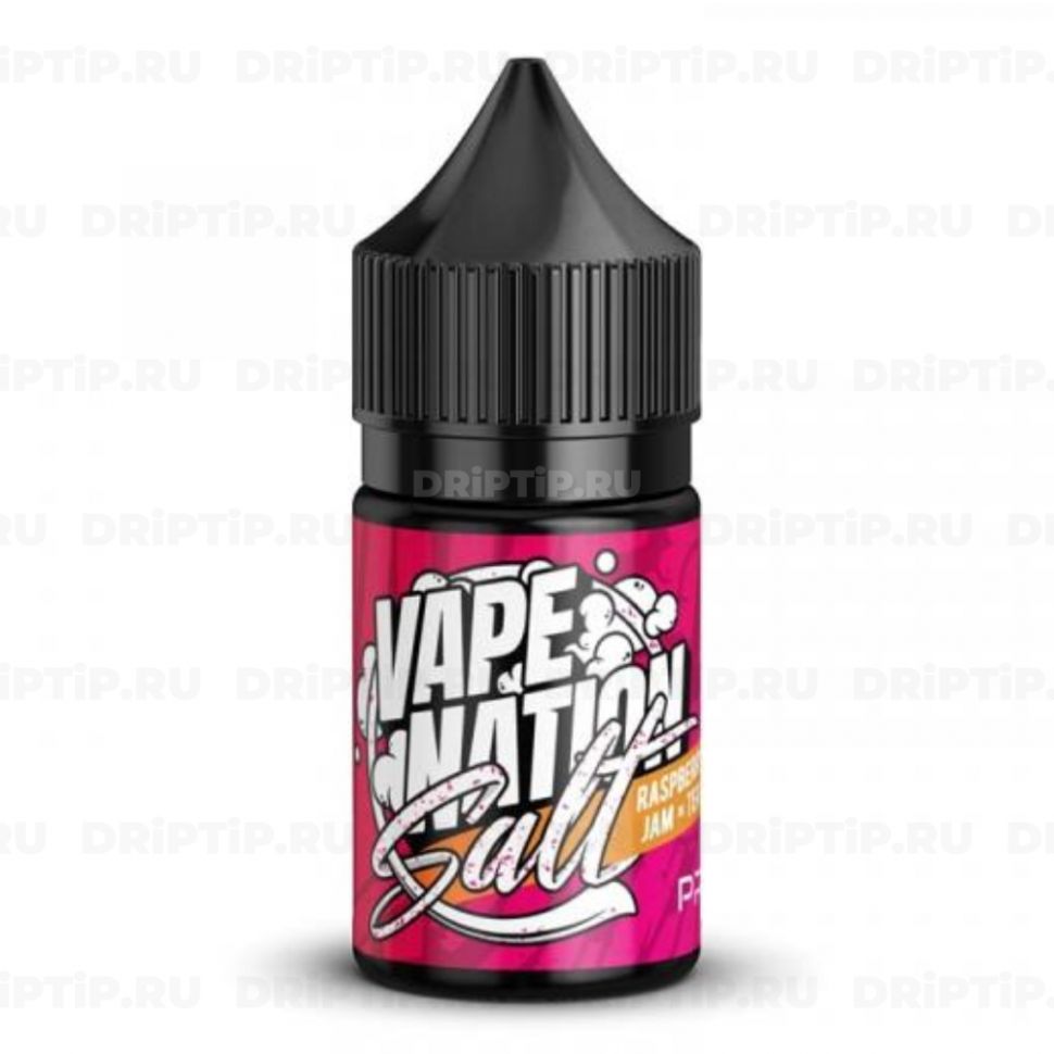 Жидкость Vape Nation Salt - Raspberry Jam Tea