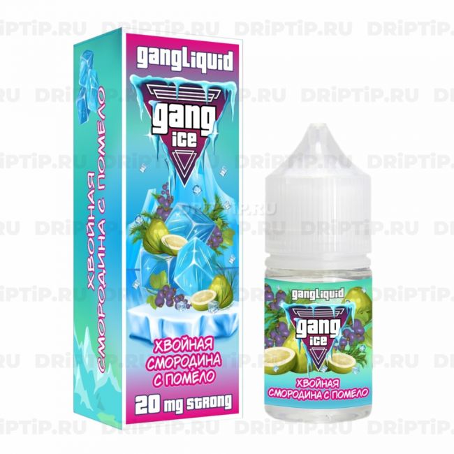 Жидкость Gang Ice Salt - Хвойная Смородина С Помело 