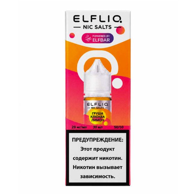 Жидкость ElfLiq Salt - Груша клюква лимон 