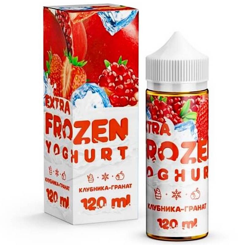 Жидкость Frozen Yoghurt - Клубника-Гранат 3mg 120ml 