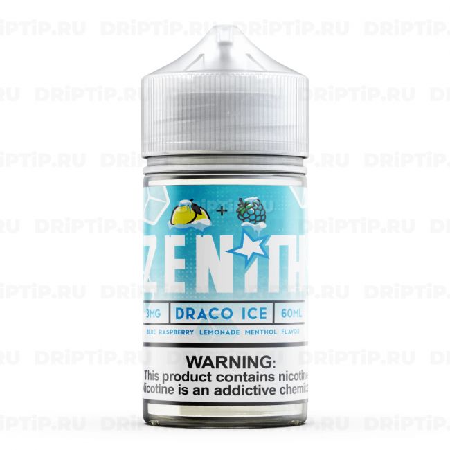 Жидкость Zenith Draco on Ice 60ml Жидкость Zenith Draco on Ice 60ml