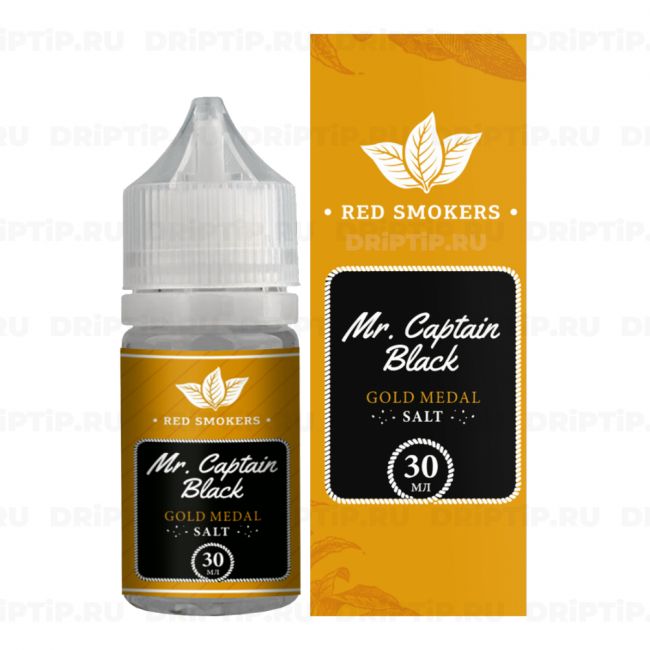 Жидкость Mr. Captain Black Salt - Gold Medal Жидкость Mr. Captain Black Salt - Gold Medal