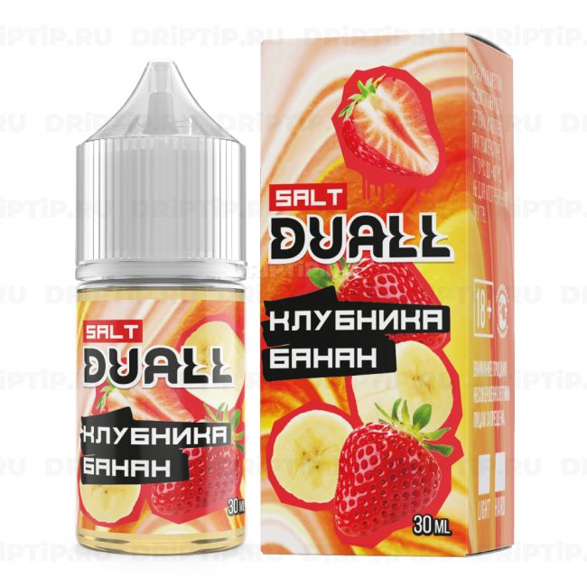 Жидкость Duall Salt - Клубника Банан Жидкость Duall Salt - Клубника Банан