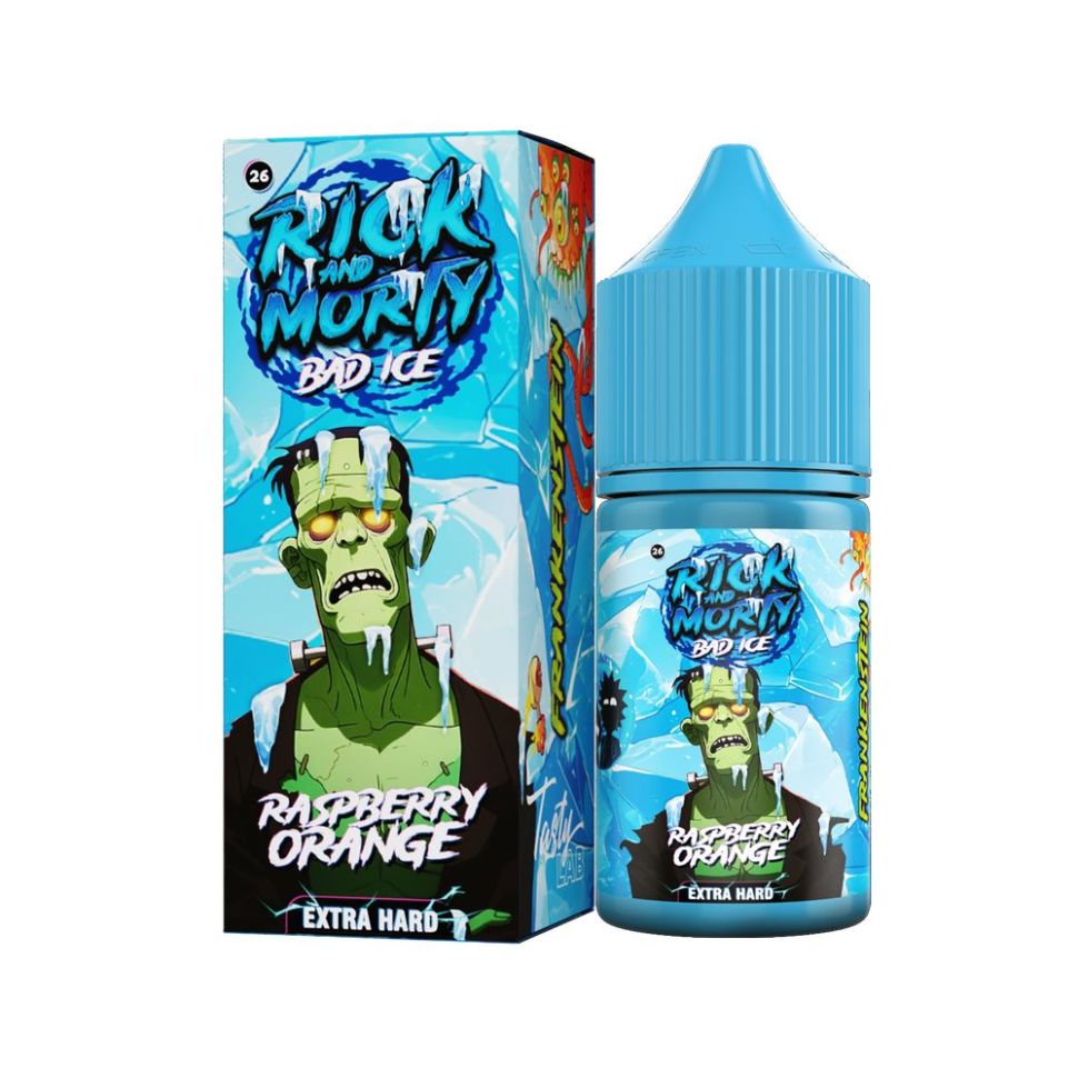 Жидкость Rick and Morty Salt Bad Ice - Малина Апельсин