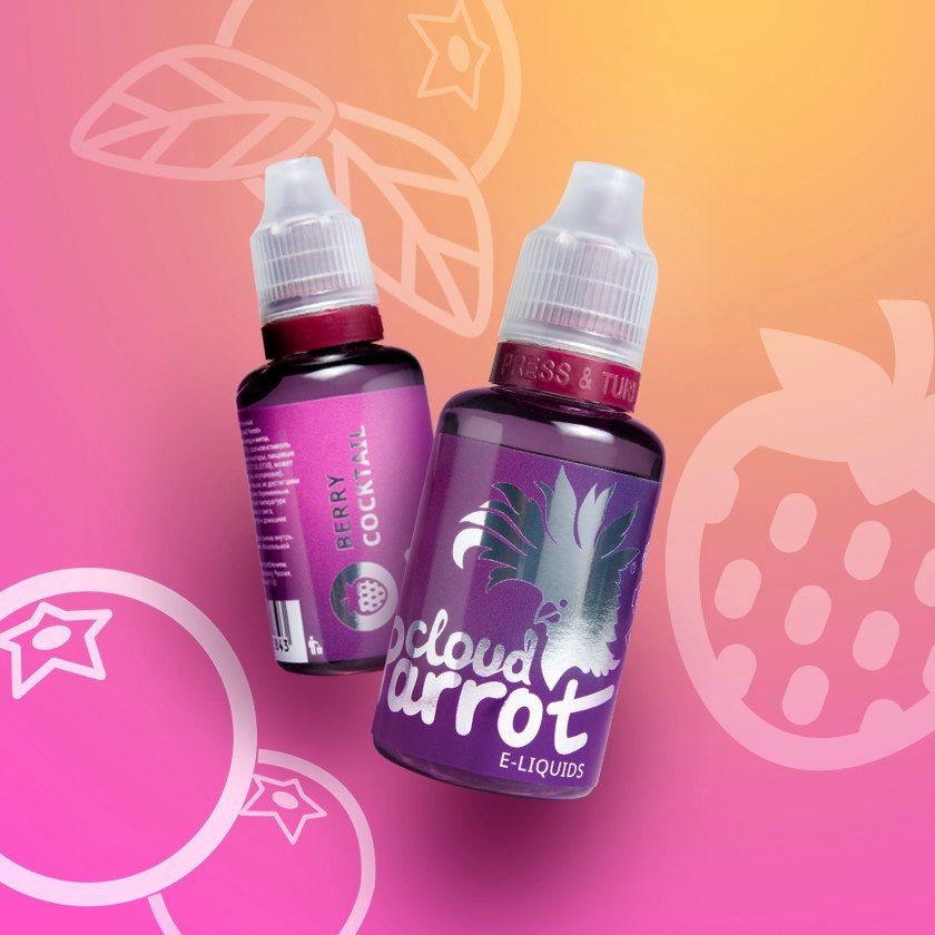Жидкость CLOUD PARROT 30ml Berry Cocktail 3mg