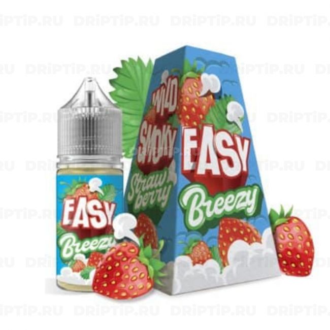 Жидкость Easy Breezy Salt - Wild Smoky Strawberry Жидкость Easy Breezy Salt - Wild Smoky Strawberry