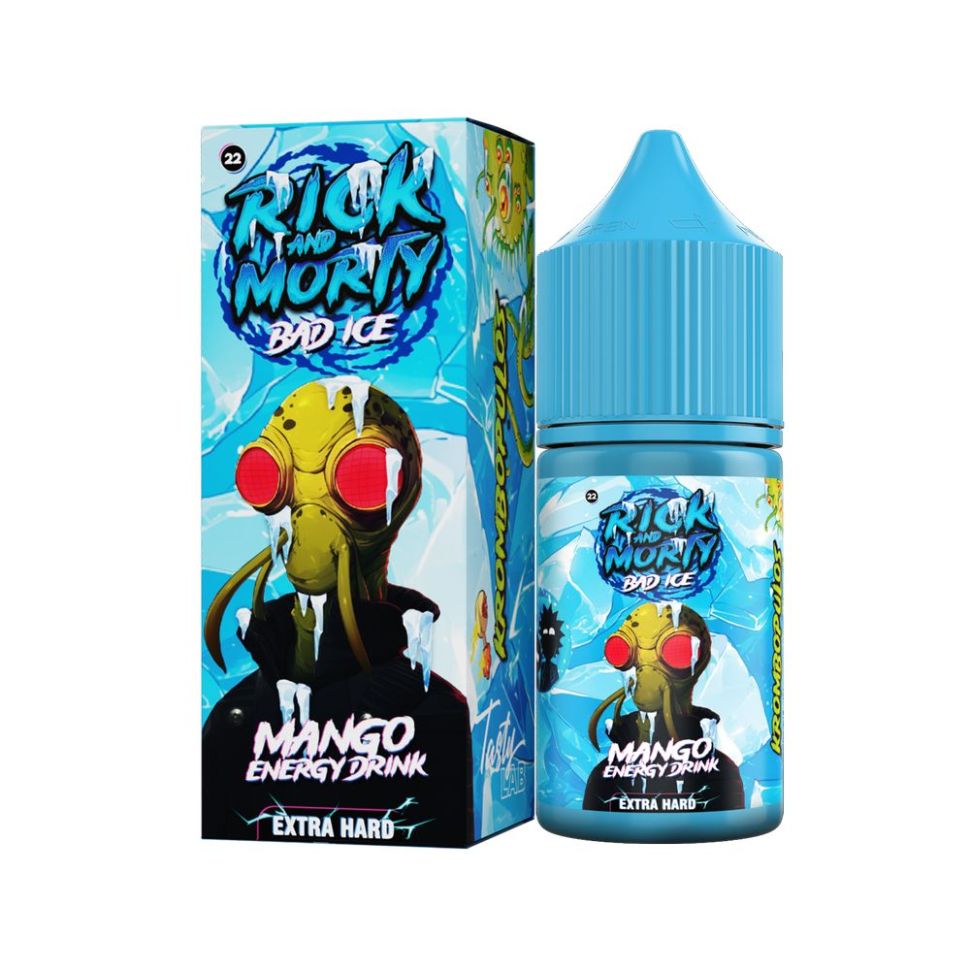 Жидкость Rick and Morty Salt Bad Ice - Манговый Энергетик