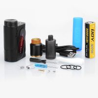Мод IJOY CAPO Squonker 3000mAh (Black) + АКБ 21700