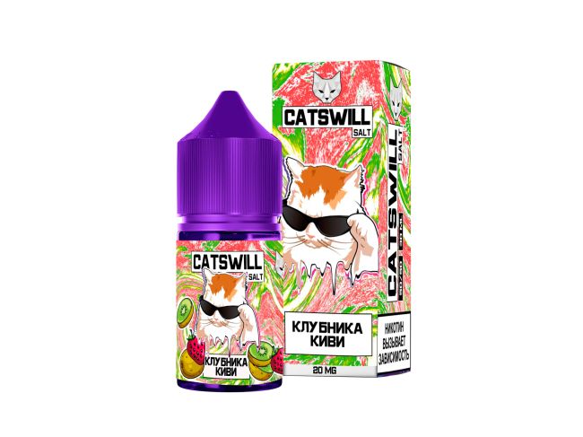 Жидкость Catswill Salt - Клубника Киви 
