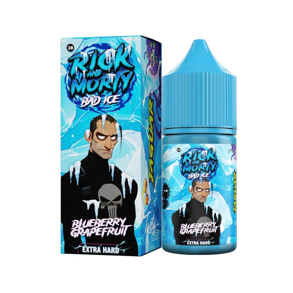 Жидкость Rick and Morty Salt Bad Ice - Черника Грейпфрут