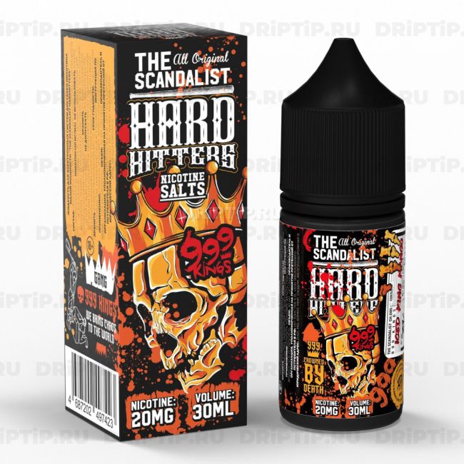 Жидкость The Scandalist Hard Hitters Salt - 999 Kings 