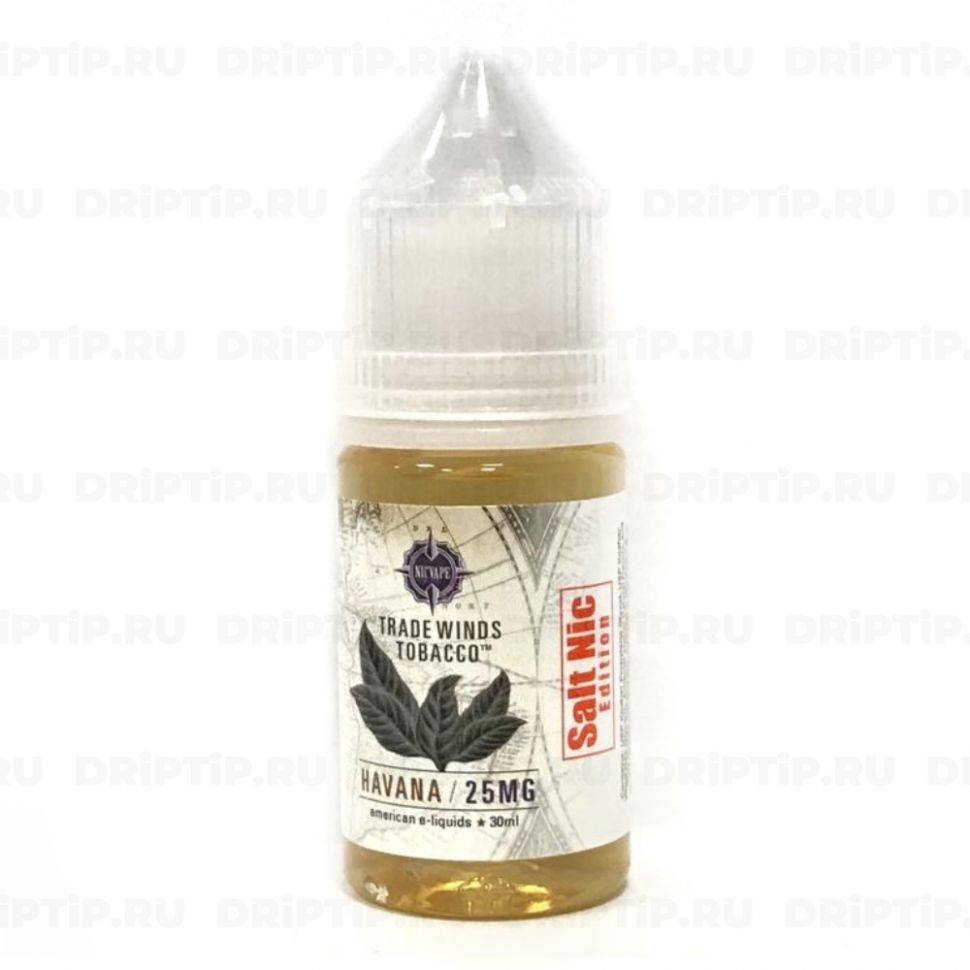 Жидкость Tradewinds Tobacco Salt - Havana
