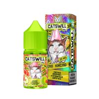 Catswill Sour Salt - Кислая Яблочно-Клубничная Шипучка