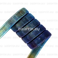 Triple Fused 3*0,4K+0,1 NiCr, 3 мм, 5 витков, 0.13-0.15 ом Плата