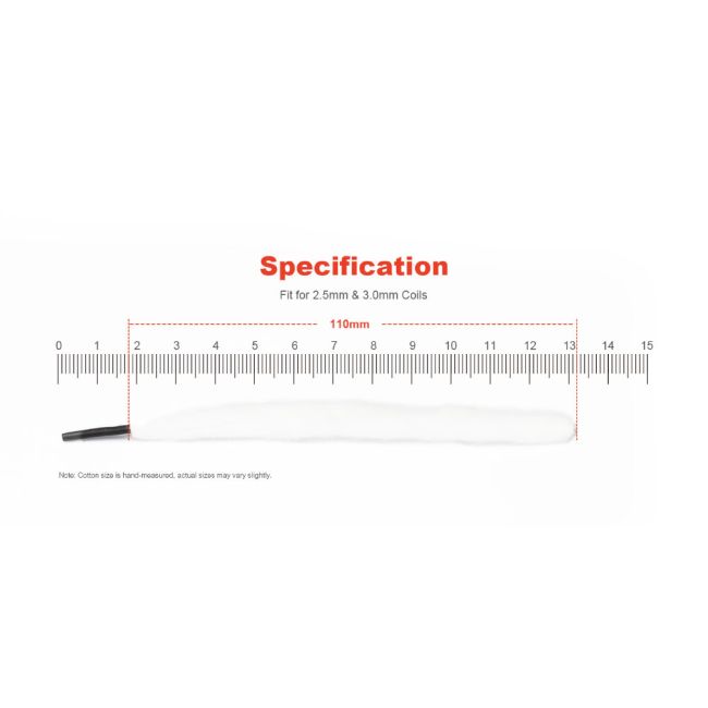 Вата шнурками Hellvape Shoelace Organic Cotton 20шт/уп Вата шнурками Hellvape Shoelace Organic Cotton 20шт/уп