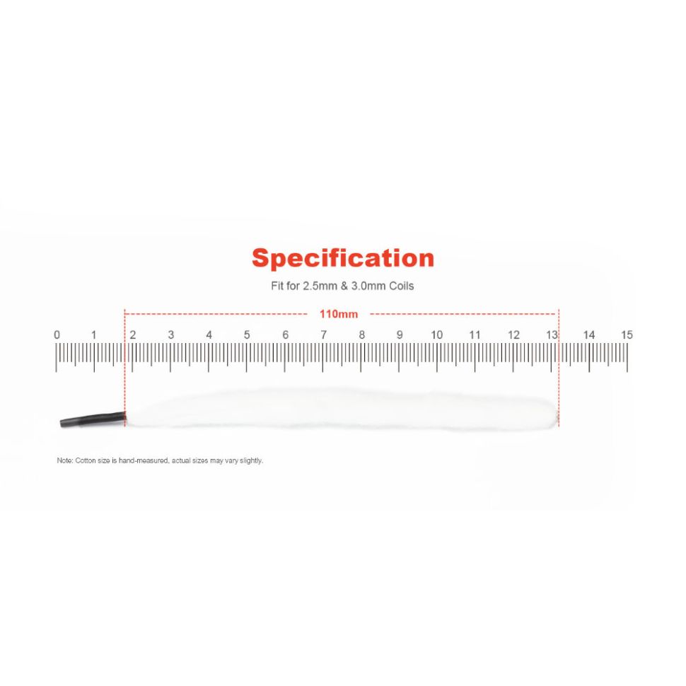 Вата шнурками Hellvape Shoelace Organic Cotton 20шт/уп Вата шнурками Hellvape Shoelace Organic Cotton 20шт/уп