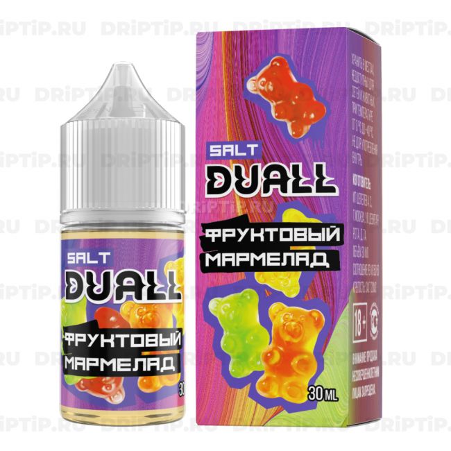 Жидкость Duall Salt - Фруктовый Мармелад Жидкость Duall Salt - Фруктовый Мармелад