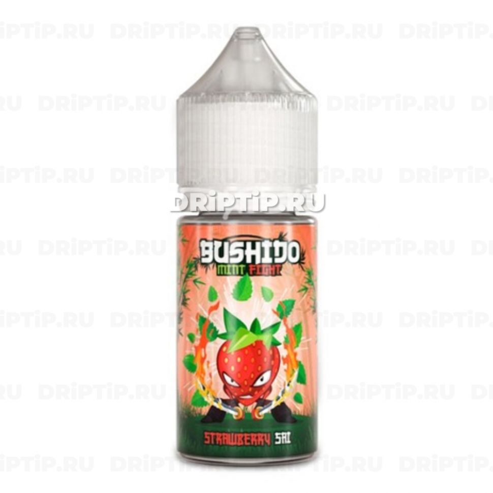 Жидкость Bushido Mint Fight Salt - Strawberry Sai