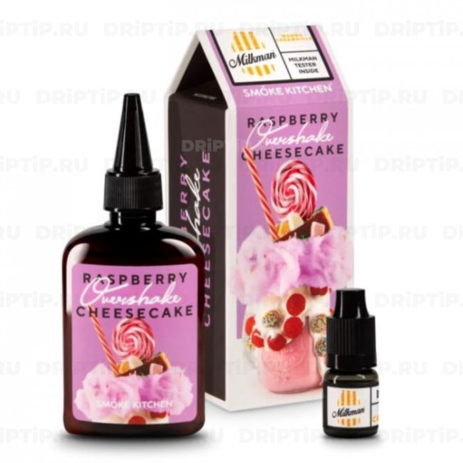 Жидкость Overshake + Milkman - Raspberry Cheesecake 