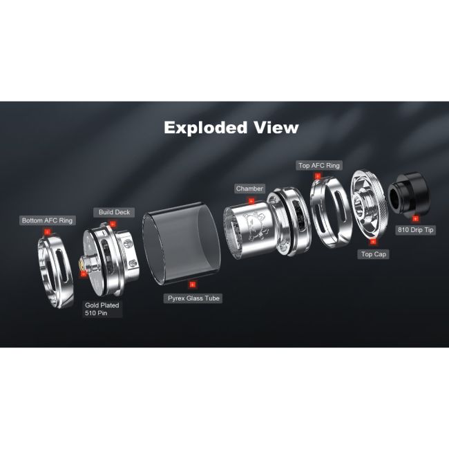 Hellvape Fat Rabbit 2 RTA - обслуживаемый бак Hellvape Fat Rabbit 2 RTA - обслуживаемый бак