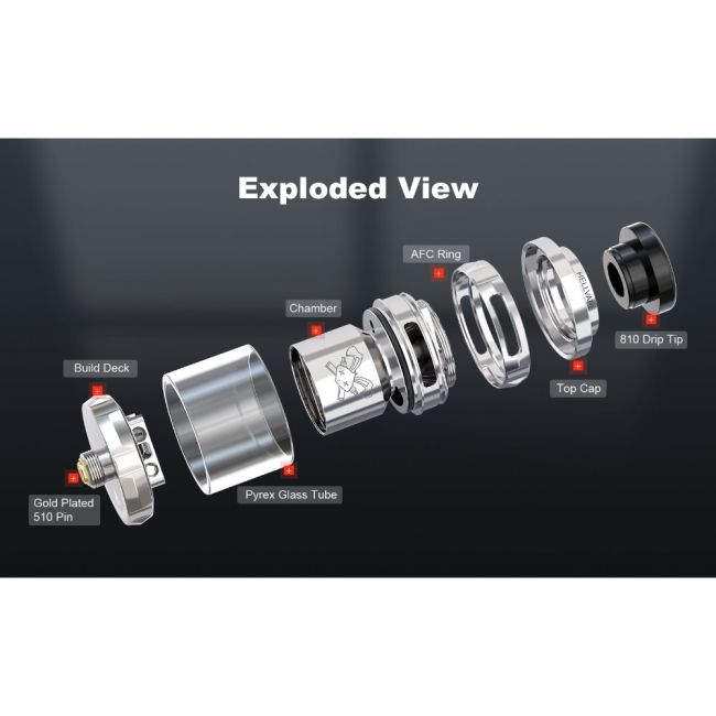 Hellvape Dead Rabbit Solo RTA - обслуживаемый бак Hellvape Dead Rabbit Solo RTA - обслуживаемый бак