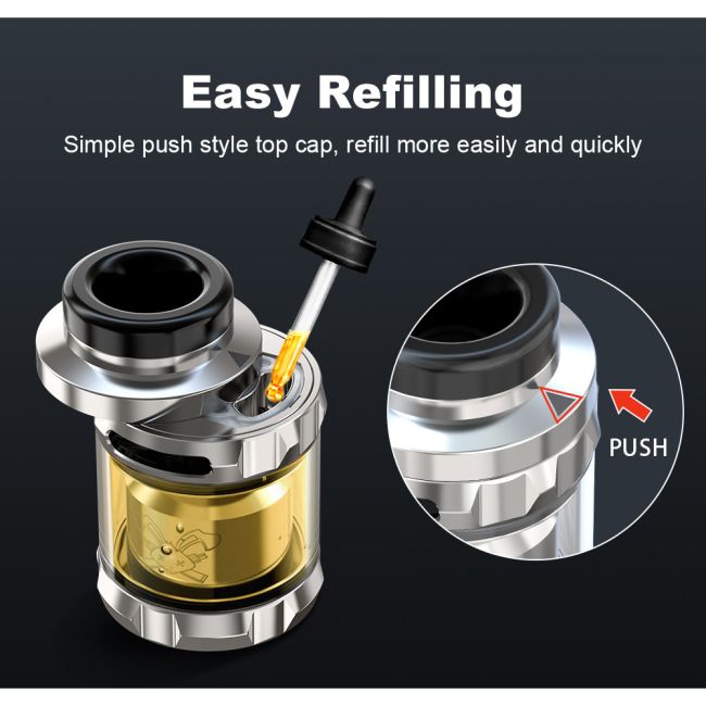 Hellvape Dead Rabbit Solo RTA - обслуживаемый бак Hellvape Dead Rabbit Solo RTA - обслуживаемый бак